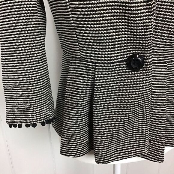 Tabitha (Anthro) Chandelier Stripe Peplum Top M - Picture 4 of 8